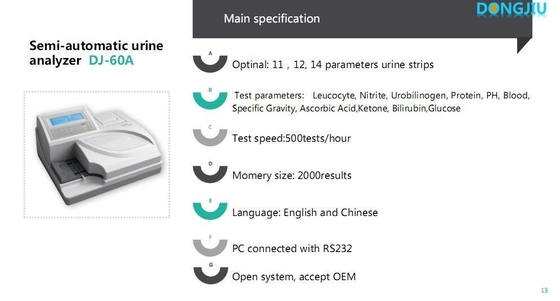 Test Speed: 500 Strips/Hour Urine Analyzer,  Dipstick, Check Urine, Test Strips, Urine Test Strip supplier