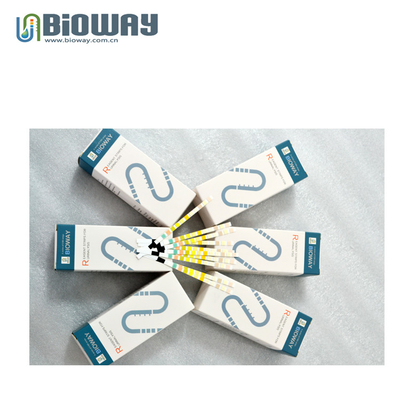 CE certified Medical false urine test strip in canister, urinalysis strip, visual urine strips, strip, urine analyzer supplier